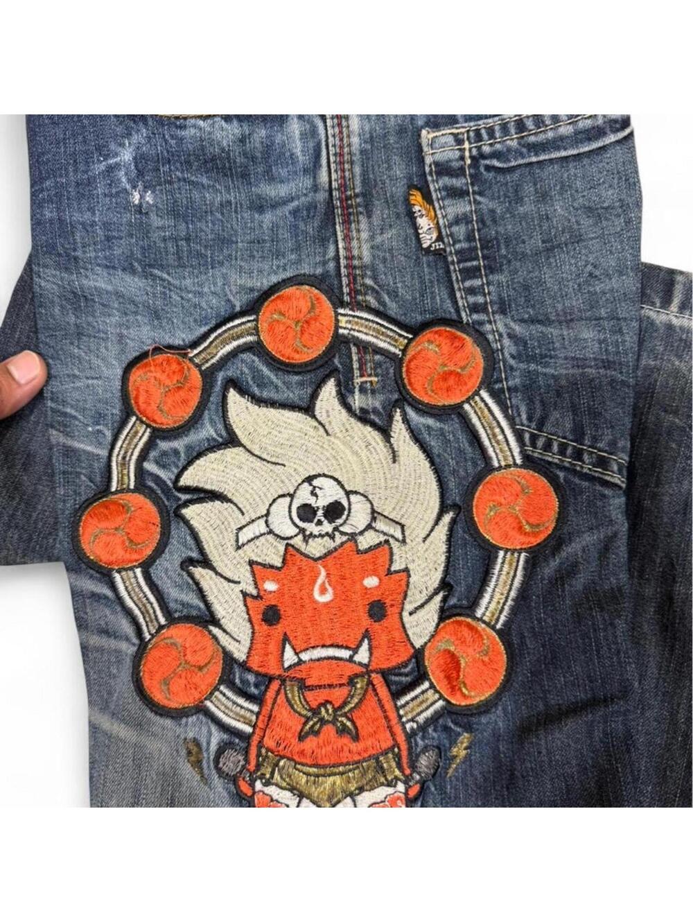 Japanese Vintage Jizo 👹 unltra rare denim jeans